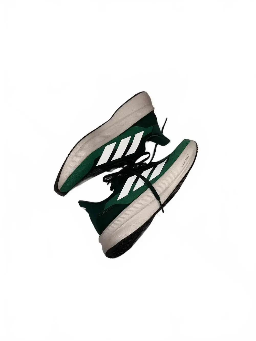 Adidas Ultraboost Light Running Shoes Green White Mens 10.5 EUC
